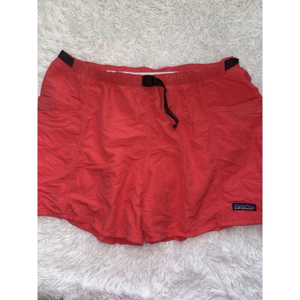 Vintage Patagonia Men’s Belted Lined Red. Sz. L Shorts. Fantastic Pair. Rare